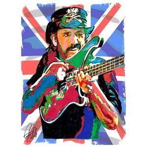 Lemmy Motorhead Bass Guitar Metal Rock Music Poster Print Wall Art 18x24